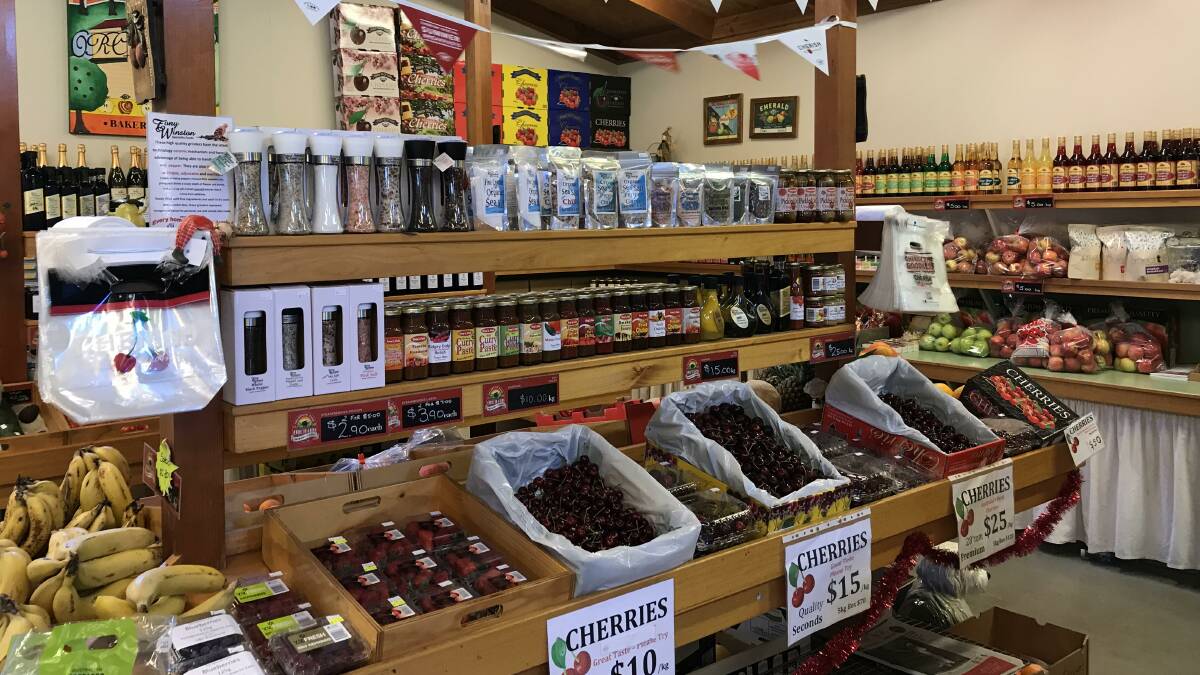 FARM SHOP: The Sherwood Park Orchard farm shop bursting with fresh fruit, home-made treats and locally made produce was standing-room-only on Anzac Day.