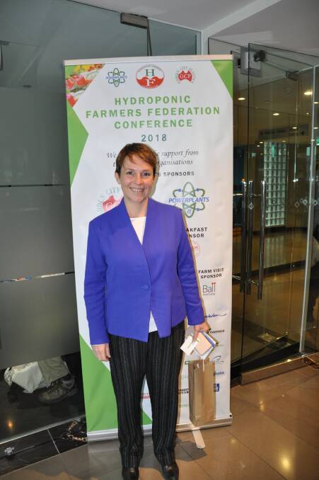 ON SITE: Victorian Agriculture Minister, Jaala Pulford, at the HFF Conference 2018 in Melbourne. Photo: Raquel Neofit