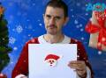 Resident buffoon and Christmas correspondent, Ash Walmsley, reads out some of the best corporate Christmas cards this year. File picture
