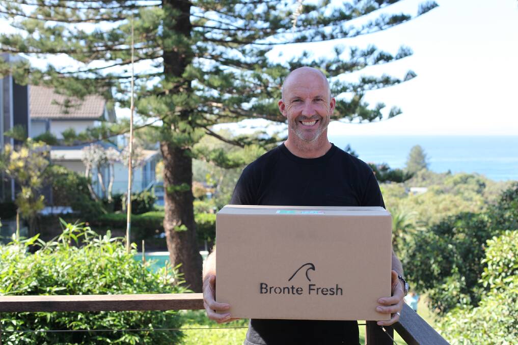 FRESH: Richard Ramsay, owner, Bronte Fresh, Bronte, NSW is selling fruit and vegetable boxes which comply with HACCP and NSW Food Authority regulations.