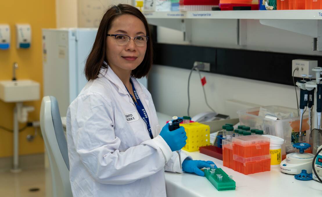 LAB: NSWIDPI research scientist Dr Duong Nguyen has contributed to a collaboration with DPIRD to identify fall armyworm genetic resistance to pesticides. 