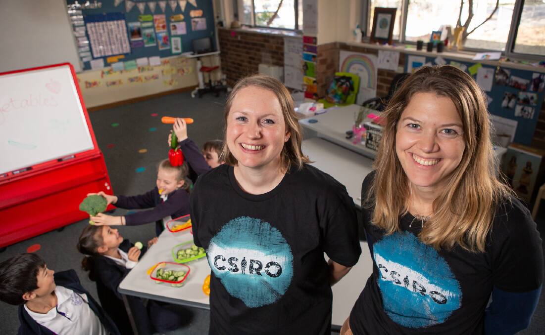 EAT UP: CSIRO's Dr Janne Beelen and Maeva Broch are part of the Taste & Learn project team.
