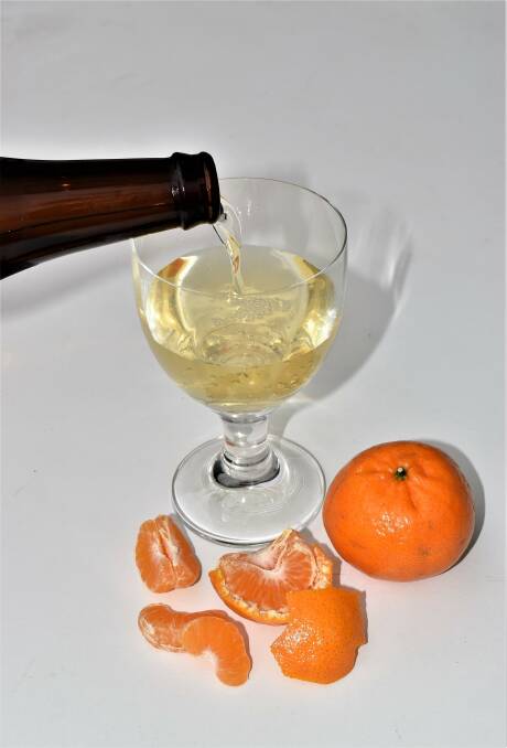 A mandarin and finger lime creation from Botanical Brew. 