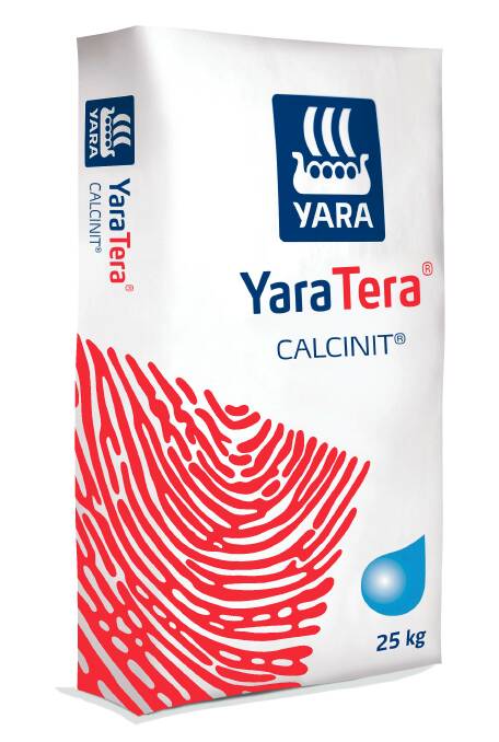 QUALITY: YaraTera CALCINIT provides all the benefits of fast-acting highly available nitrogen, with the improved harvest quality characteristics of calcium.