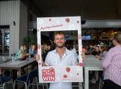 WINNER: Chris Wright from NSW celebrates his win as part of the PickPackWin competition. 