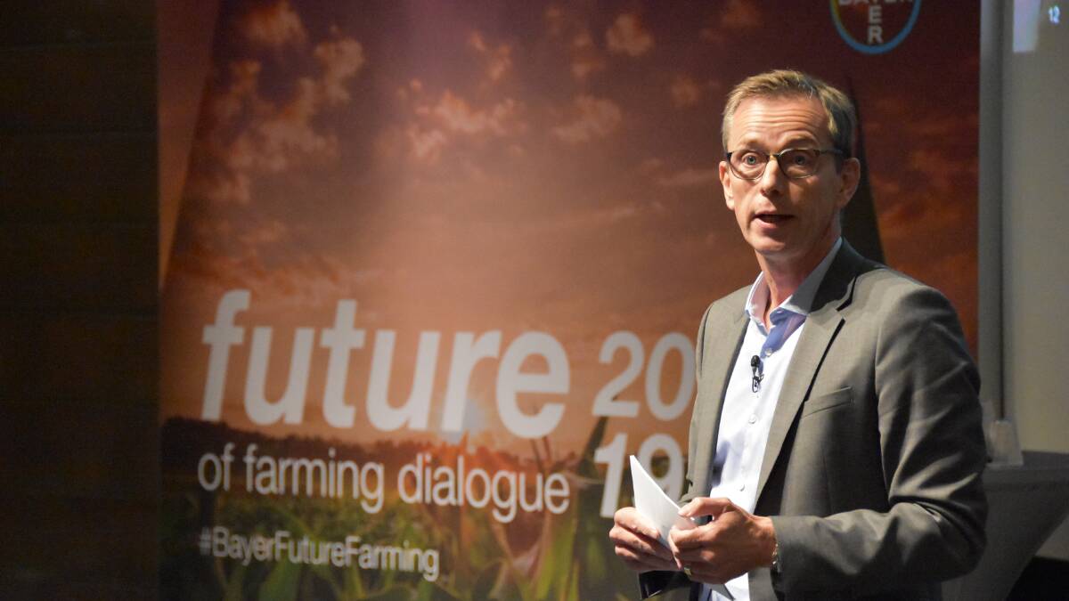 EMBRACE: Bayer Crop Science head of product supply, Dirk Backhaus, says sustainability needs to be part of a company's culture. 
