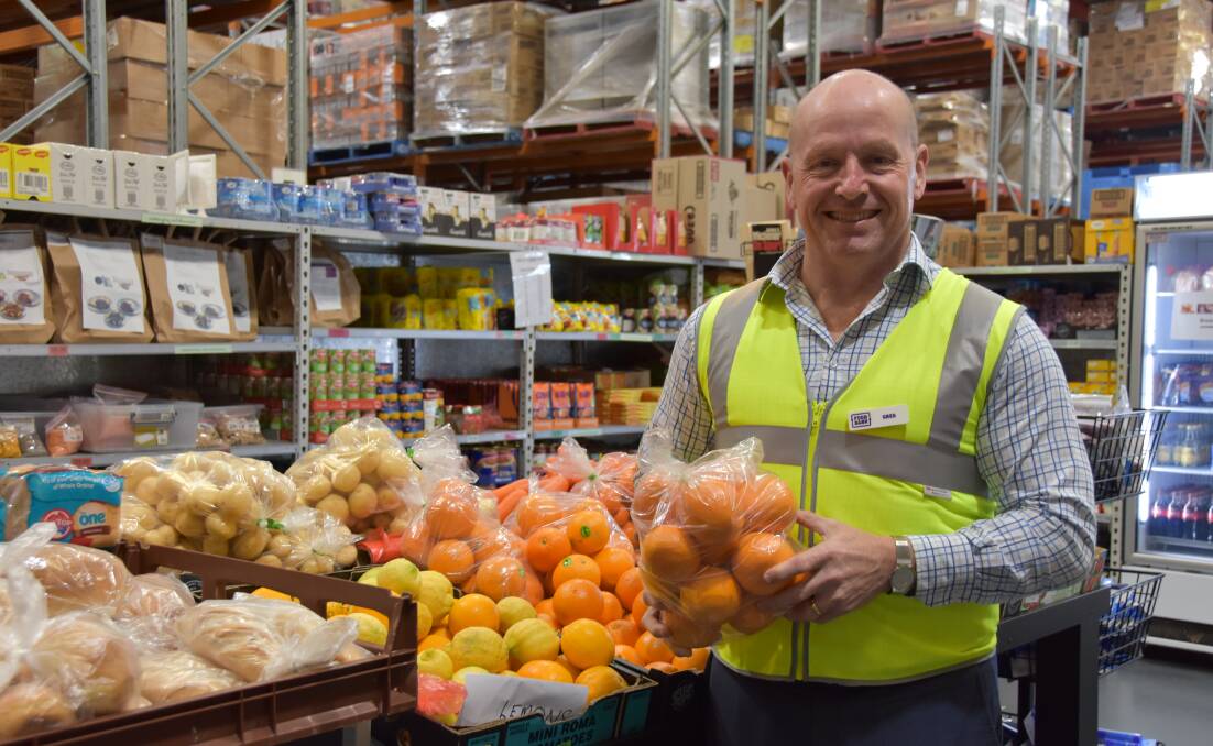 DONATION NETWORK: Foodbank SA CEO Greg Pattinson said surplus Riverland citrus was being transported to every state to help those in need. 