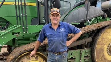 IMPRESSED: Paul Slack, Moree, sees many advantages to using Spraytec's Fulltec on his crops. 