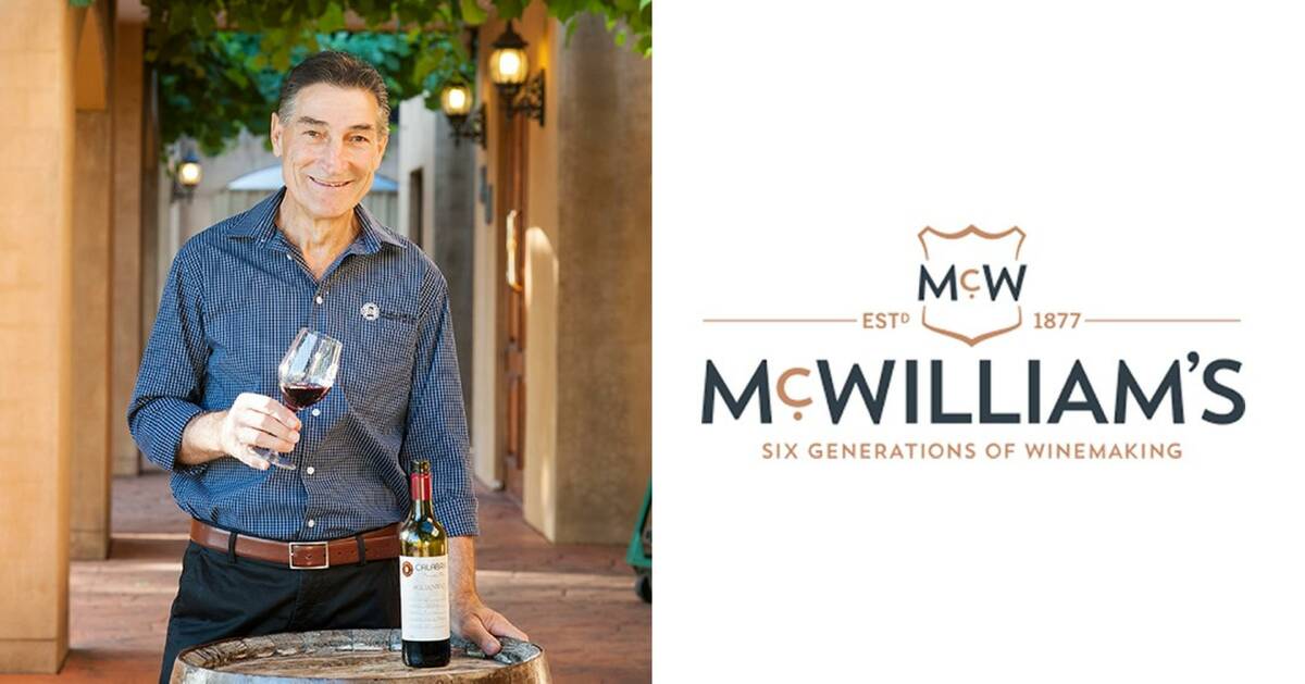 PROUD FATHER: Bill Calabria is proud his family's expansion-minded wine company has bought McWilliam's Wines iconic winery and vineyard at Hanwood near Griffith. 