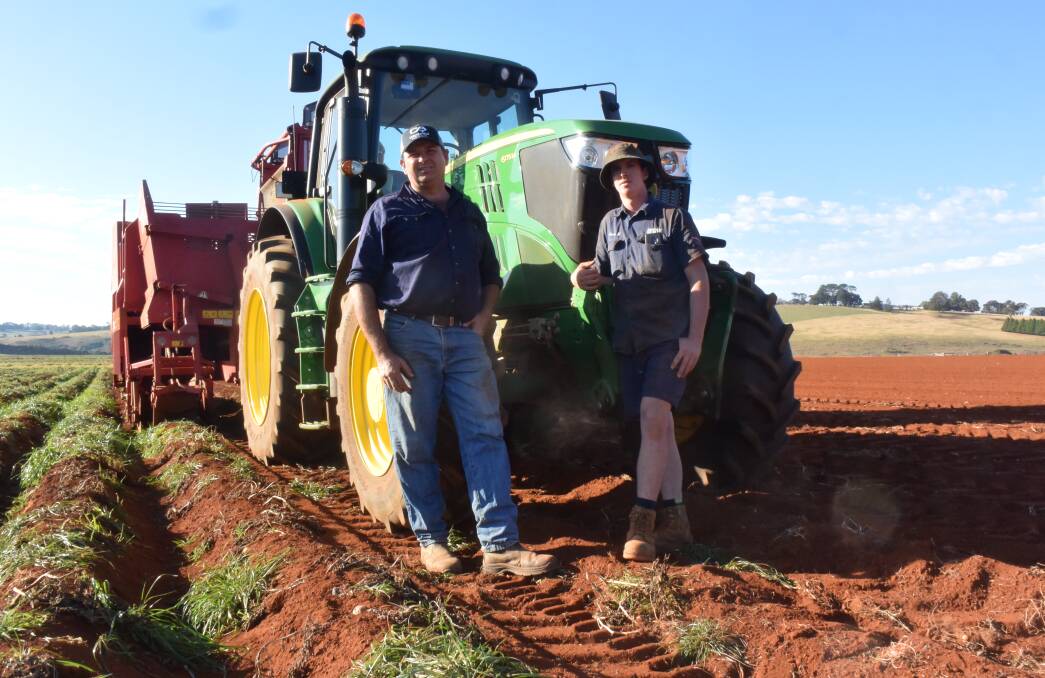 GOOD DIRT: Chris and Brendon Gibbins paid top dollar at Dorrigo for reliable rainfall and productive soil. The farm proved such an attraction, that Brendon knocked back a $60 an hour boilermaker job to grow food.