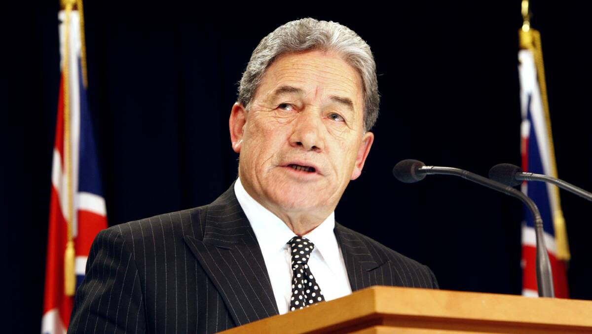 SPEAKING UP: New Zealand deputy Prime Minister, Winston Peters, says Australia is selling “seriously inferior” honey under the manuka label. Photo: AP Photo/Nick Perry