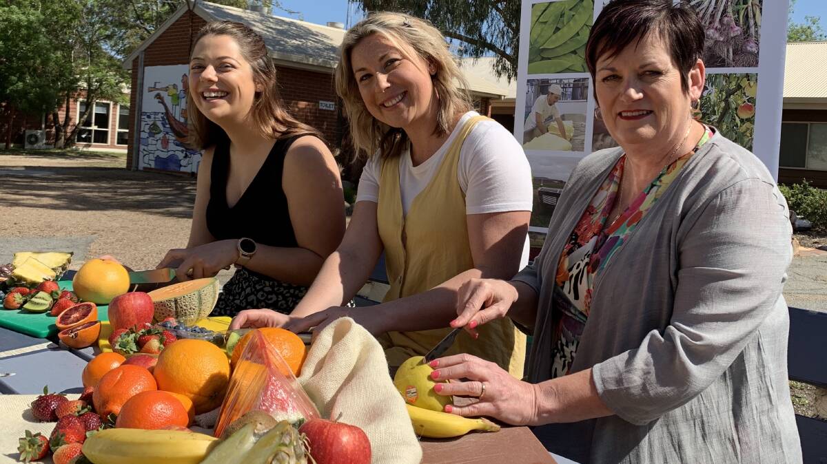 EDUCATION: Gippsland teachers Sammy Zabaneh, Danielle Falls and Gabrielle Costin are encouraging other educators to take part in a program aimed at connecting teachers with people in the food and fibre sector.