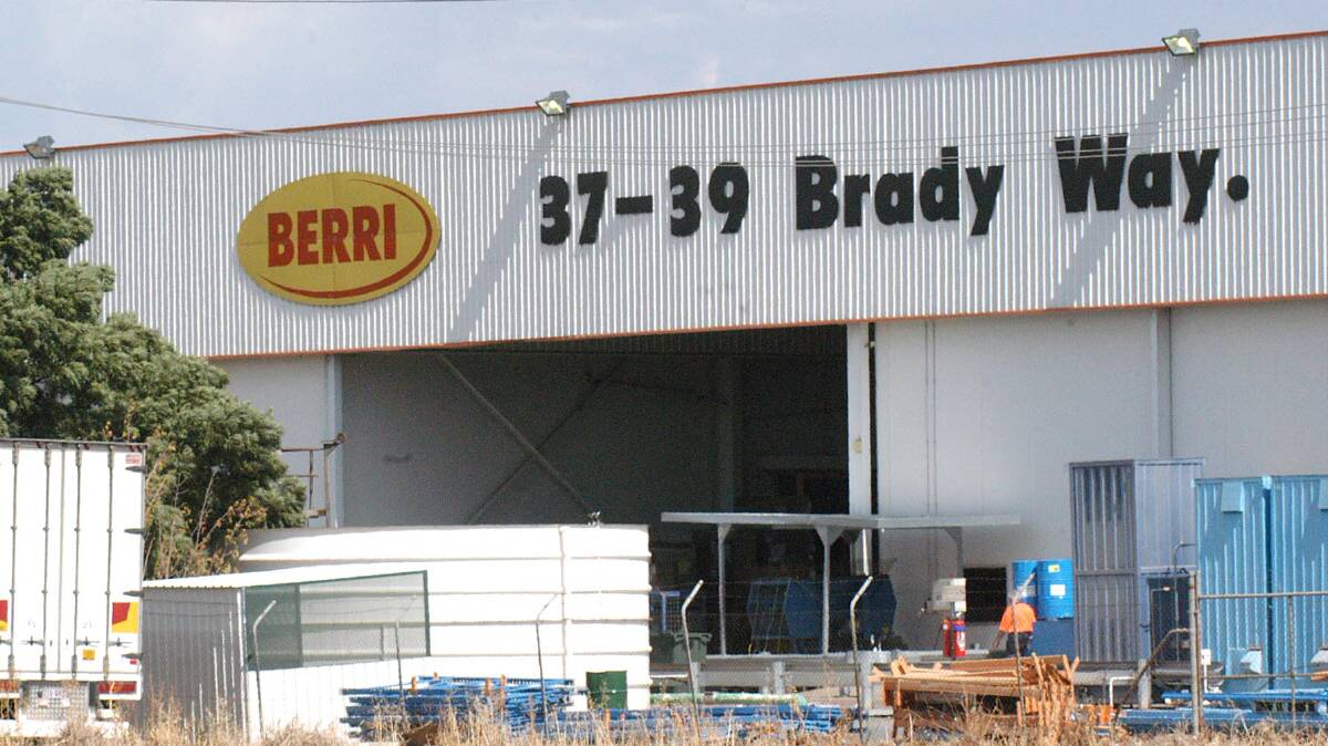 REDUCTION: Lion Dairy and Drinks is cutting four staff from its Leeton fruit processing plant in Brady Way. 