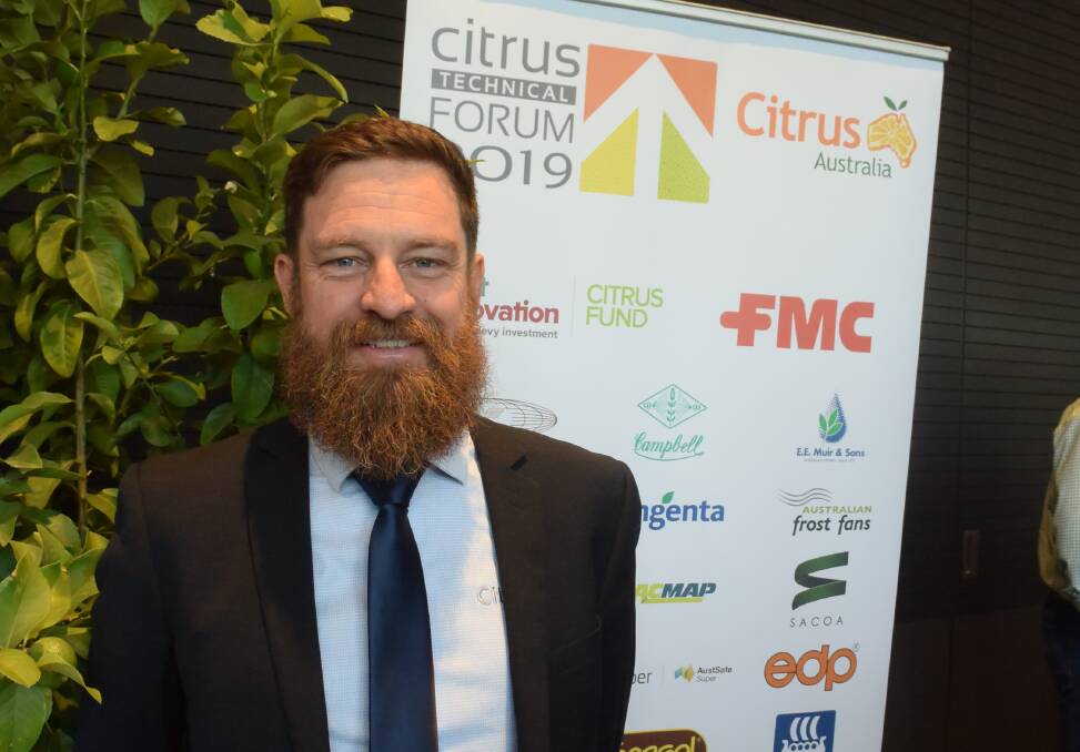 FUTURE: Citrus Australia CEO, Nathan Hancock, says the industry is thriving, but expansion into a greater number of overseas markets is important.