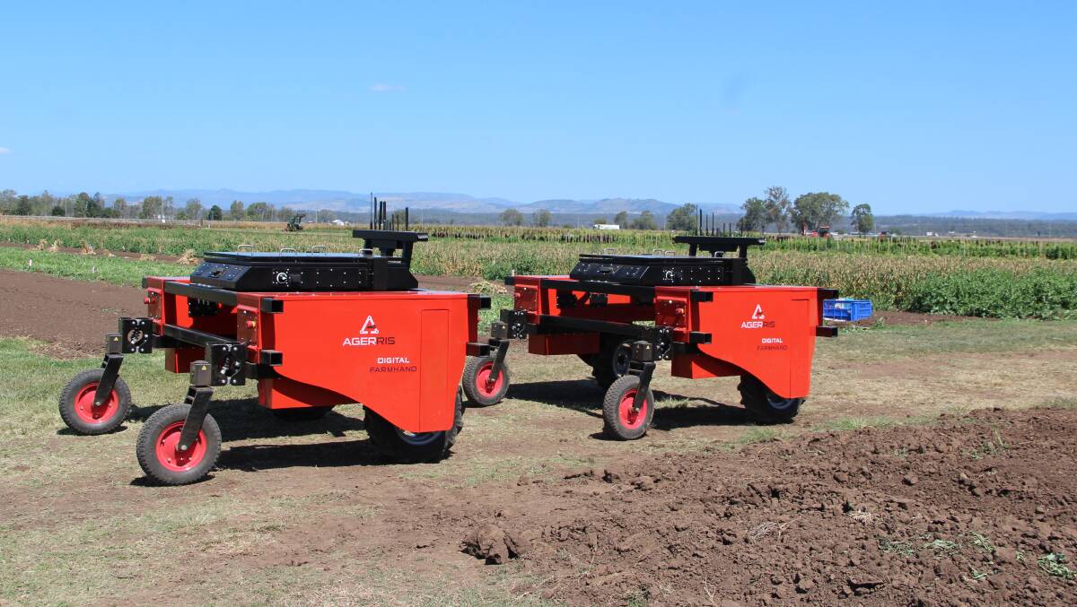 ROBOT: The Digital Farmhand is run by two, 24-volt electric motors and has a chain drive to reduce machine down-time.