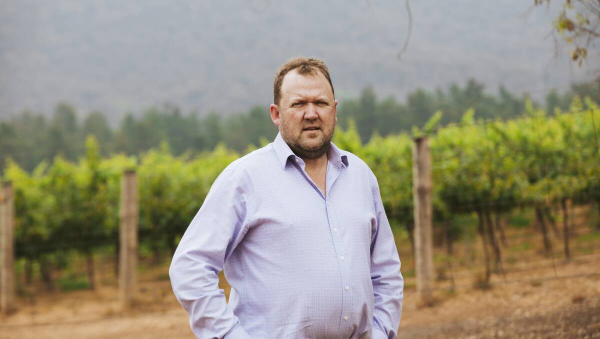 NEED: Angus Barnes of the NSW Wine Industry Association. Picture: Jamila Toderas