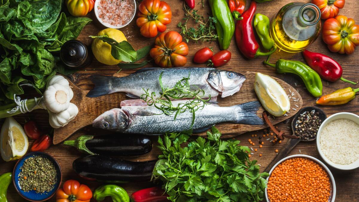 EAT UP: The Mediterranean diet has a high consumption of vegetables and olive oil, and moderate consumption of protein. Picture: Shutterstock