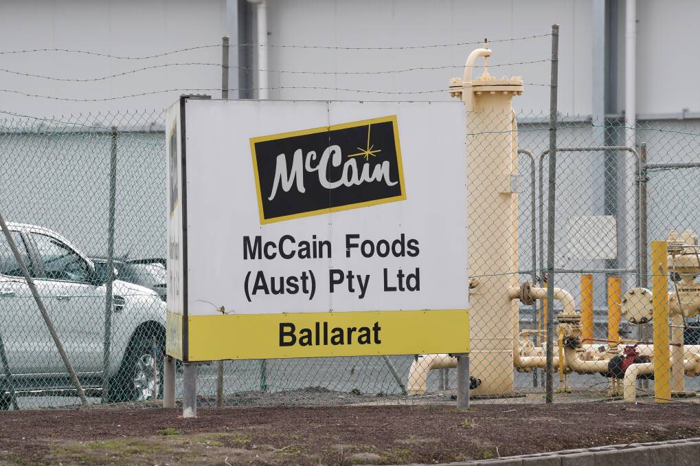SITE: The McCain Foods site at Ballarat. Photo: Kate Healy