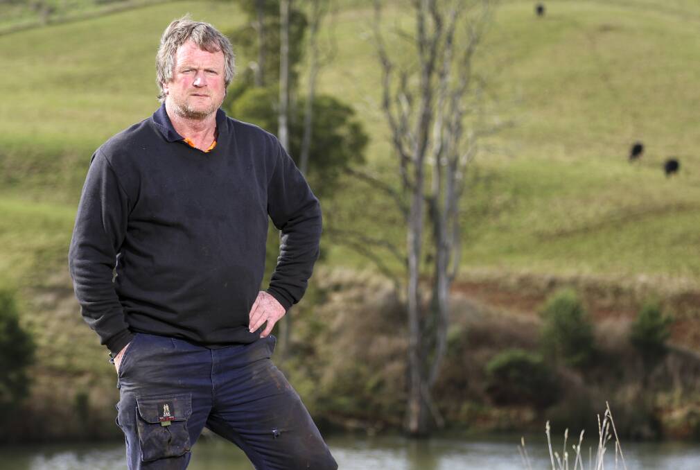 STRAINED: Seed potato grower Brett Neal, Yolla, Tasmania, says persistent rain has left paddocks too clogged and boggy for planting, plus fertiliser costs have skyrocketed by about 40pc in the last few months. Picture: File