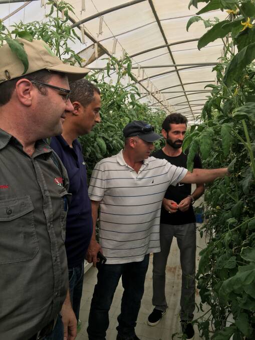 INSIGHT: The group visited Alfafa Hydroponic Farms, which has been developed to deliver high quality produce while minimising the use of water resources.