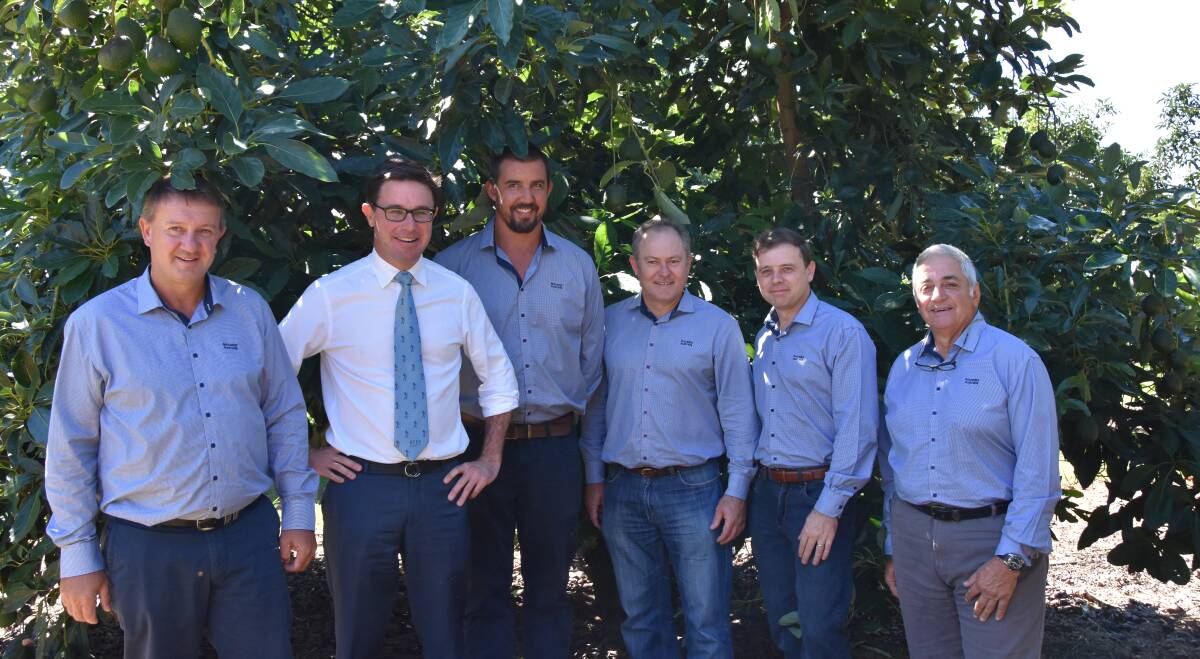MEET UP: Federal Minister for Agriculture David Littleproud meets with Avocados Australia representatives, Daryl Boardman, Tom Silver, John Tyas, Eric Carney and Jim Kochi.