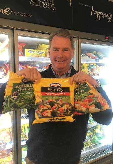 SMART SHOPPING: Senator Steve Martin has urged Tasmanians to buy local in light of potential listeria contamination in imported frozen vegetables. Picture: Supplied